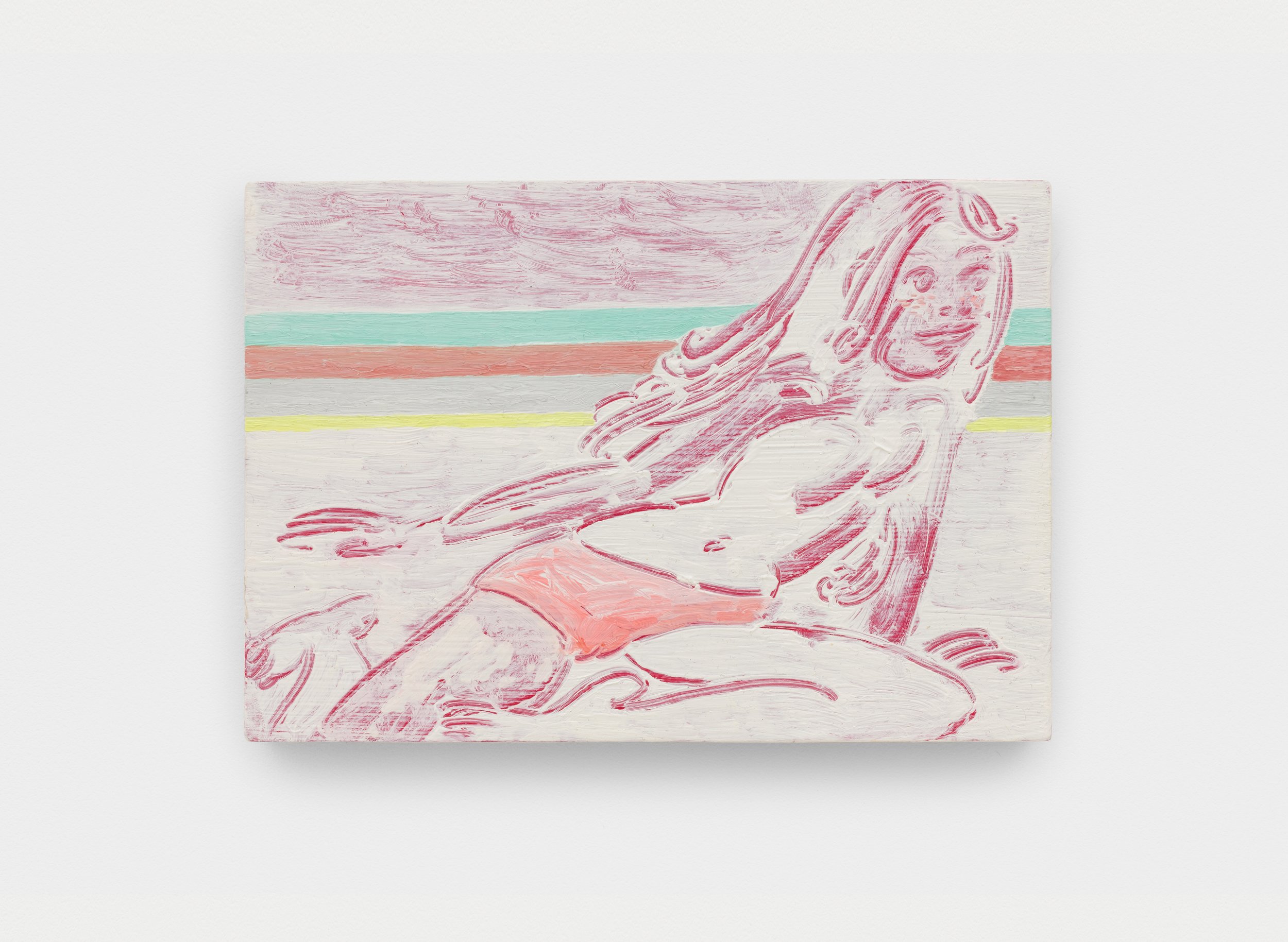  Tresspass , 15 x 21 cm, oil on wood, 2026  ⋆    Interval gallery  