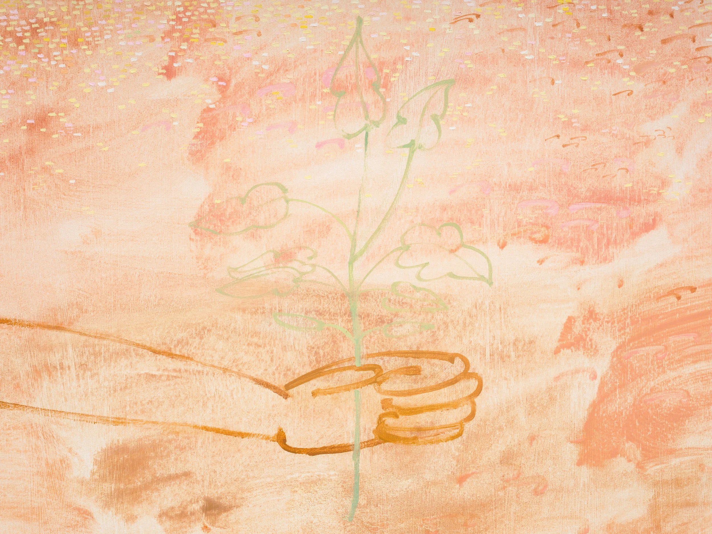 Untitled (after 'hope' by Pierre
Puvis de Chavannes) (Detail) , 12.26 gallery, Dallas, US , 2025