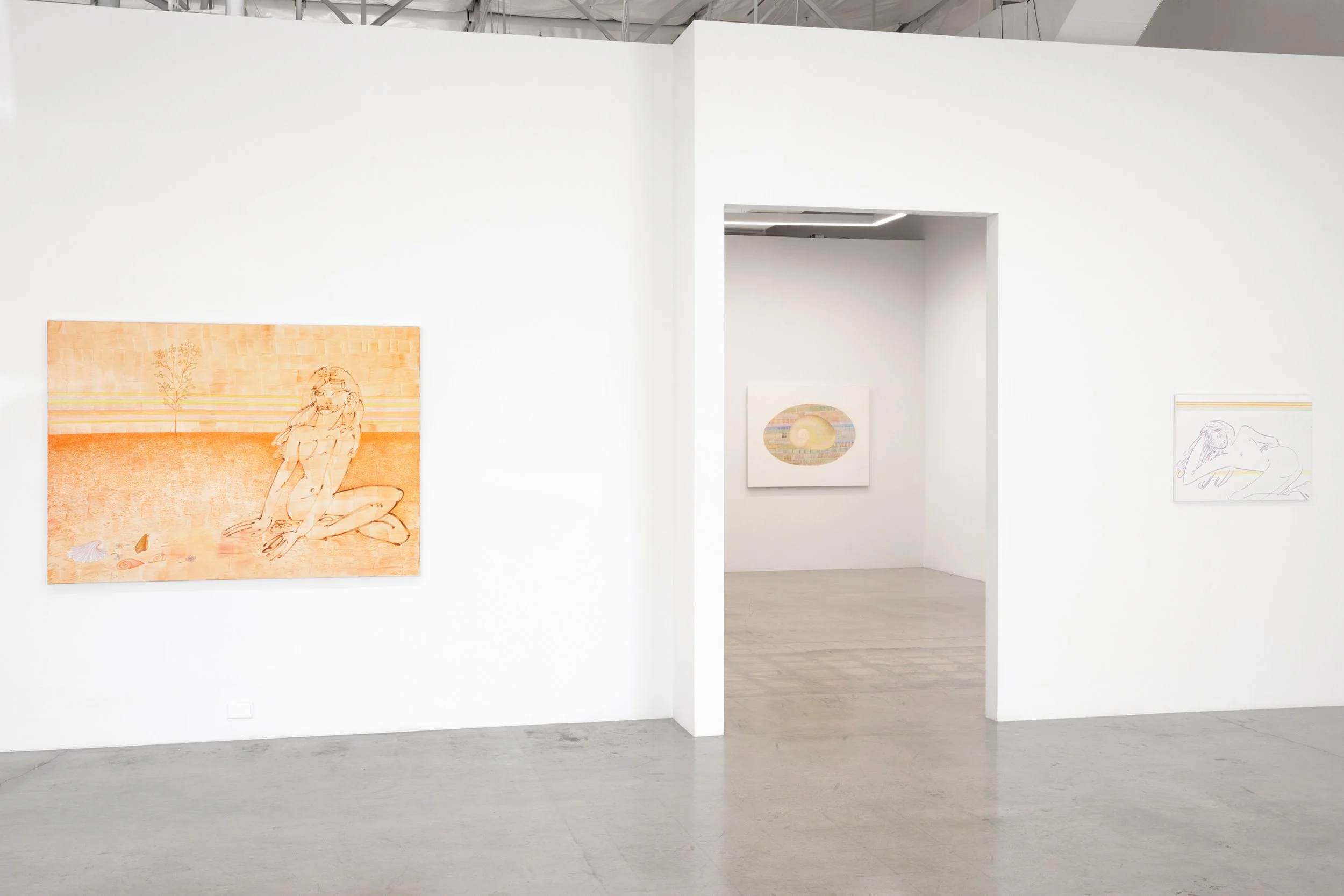 Installation view, Between two waters , 12.26 Gallery , Dallas, US, 2025