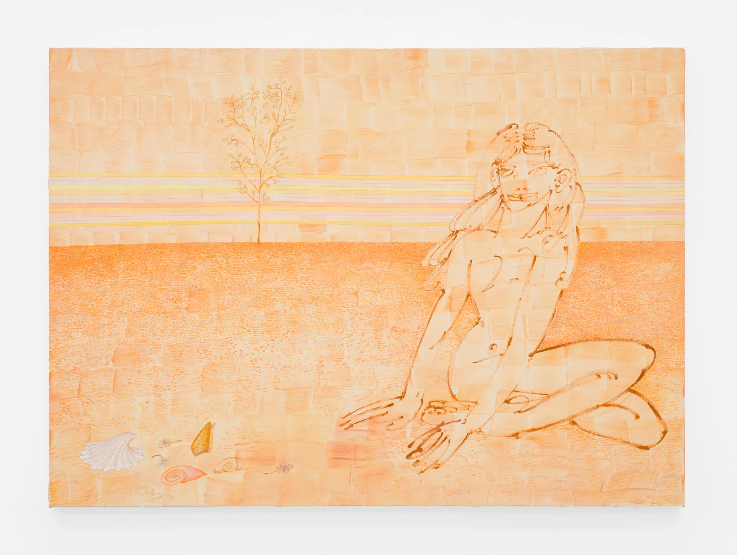 Between two waters , 180 × 130 cm, oil on canvas, 12.26 gallery, Dallas, US , 2025