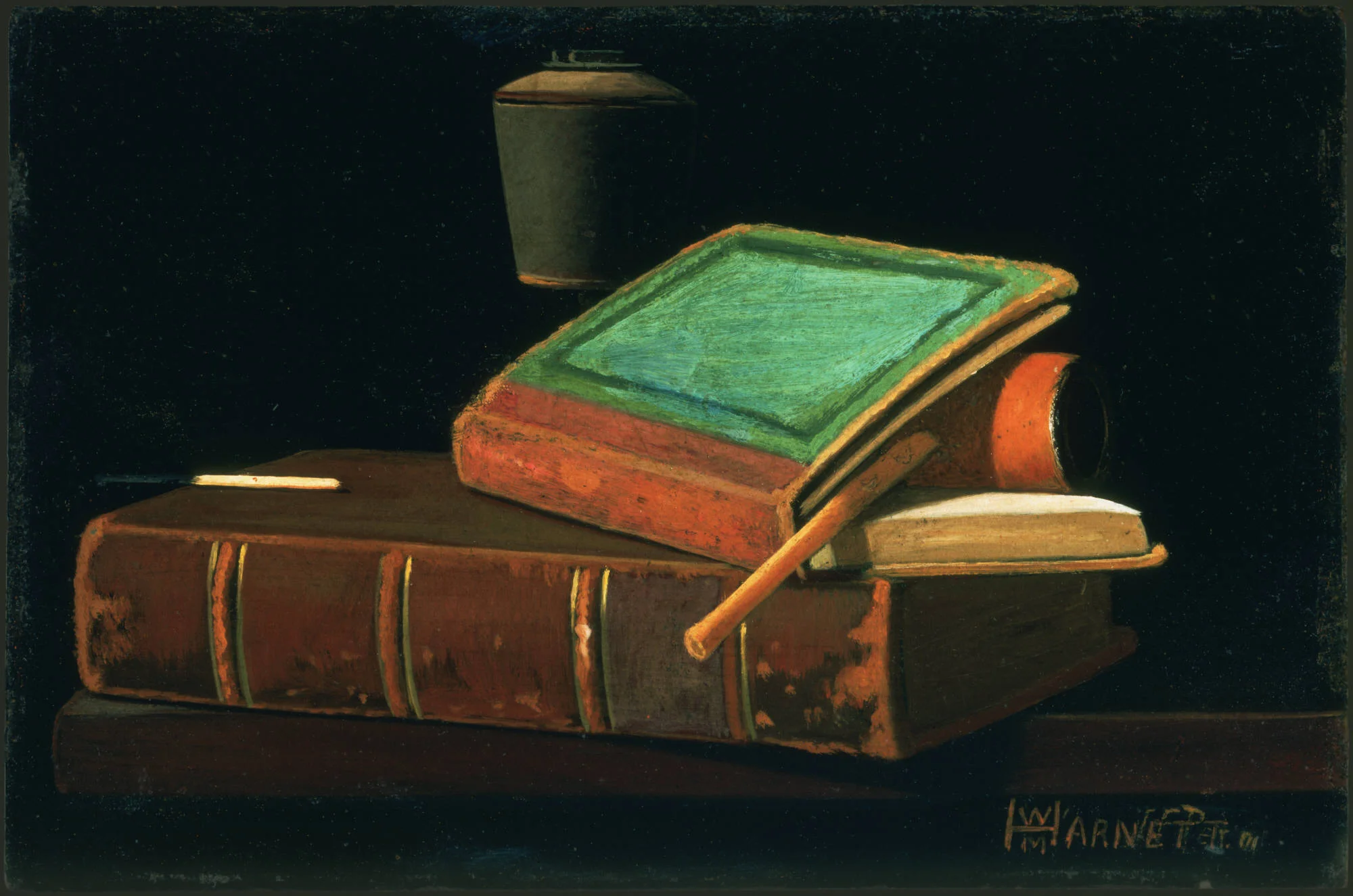 Image Credit: The Marked Passage . John Frederick Peto (1854–1907). Oil on academy board. Image courtesy of the Princeton University Art Museum. Gift of Mrs. Alfred H. Barr, Jr. (y1985-39)
