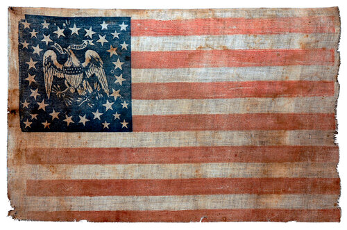 LARGE AMERICAN EAGLE W/ USA FLAG WAR PAINT PATCH PATRIOTIC WAR FACE DEFENSE