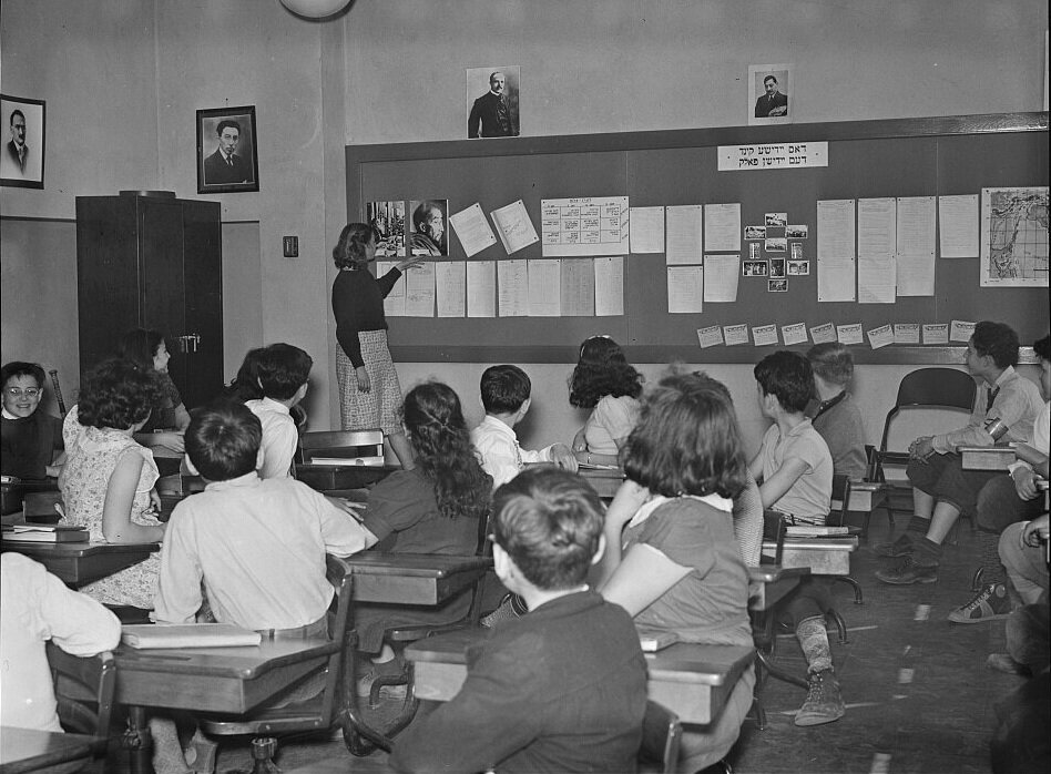Jersey Homesteads classroom, May 1938