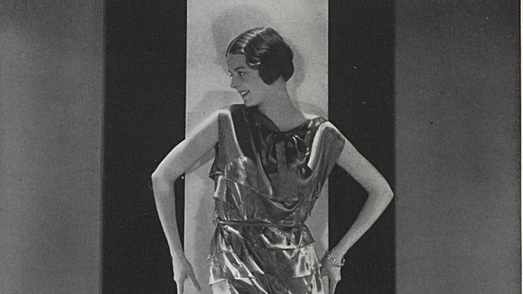 Maggi Shea Johnson photographed by Edward Steichen (1879–1973) for&nbsp;Vogue,&nbsp;May 25, 1929.&nbsp; Morven Archive. Sheila Johnson Brutsch Collection.