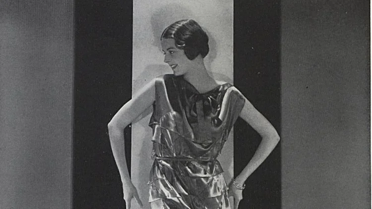 Maggi Shea Johnson photographed by Edward Steichen (1879–1973) for&nbsp;Vogue,&nbsp;May 25, 1929.&nbsp; Morven Archive. Sheila Johnson Brutsch Collection.