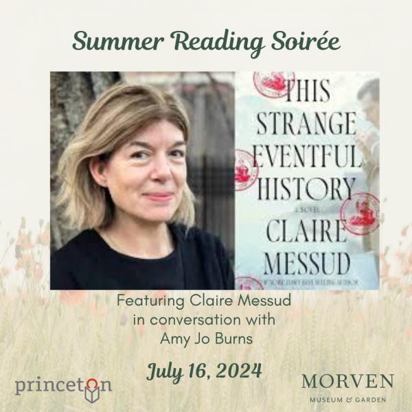 Summer Reading Soiree featuring Claire Messud