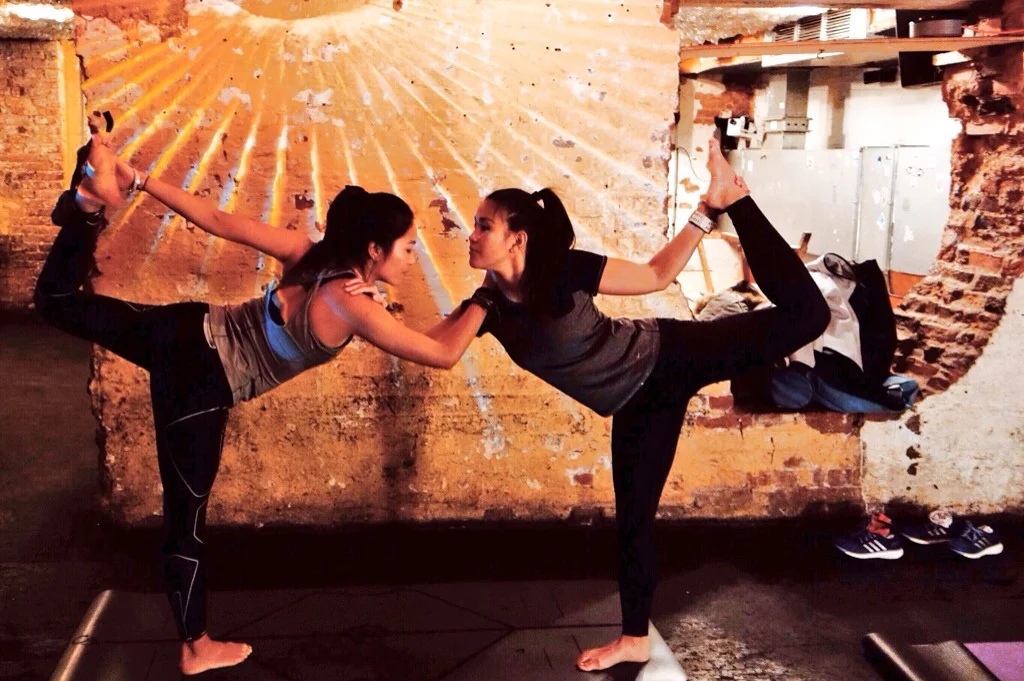 Fat Buddha Yoga - Getting our stretch on