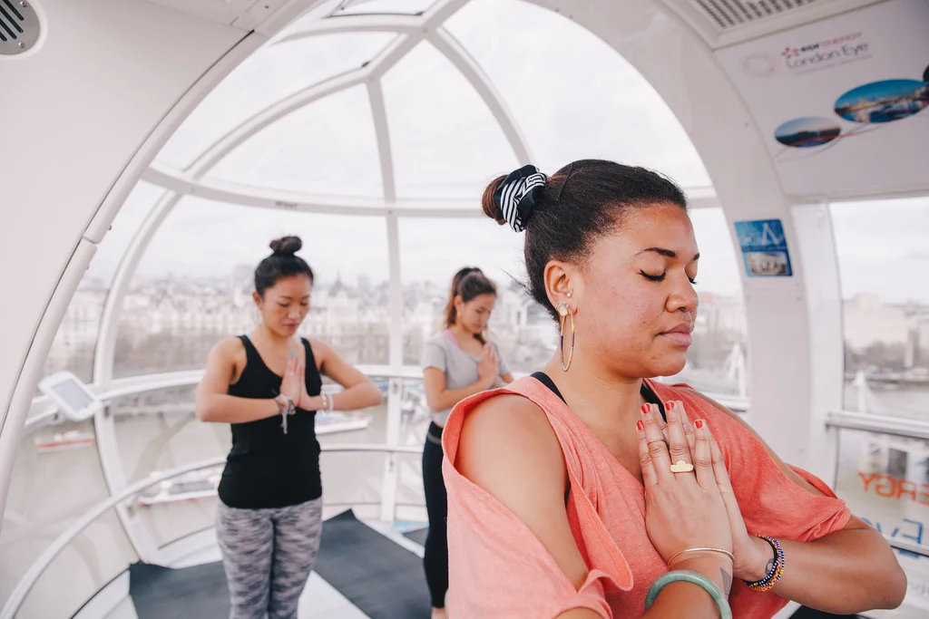 Yoga in The London Eye