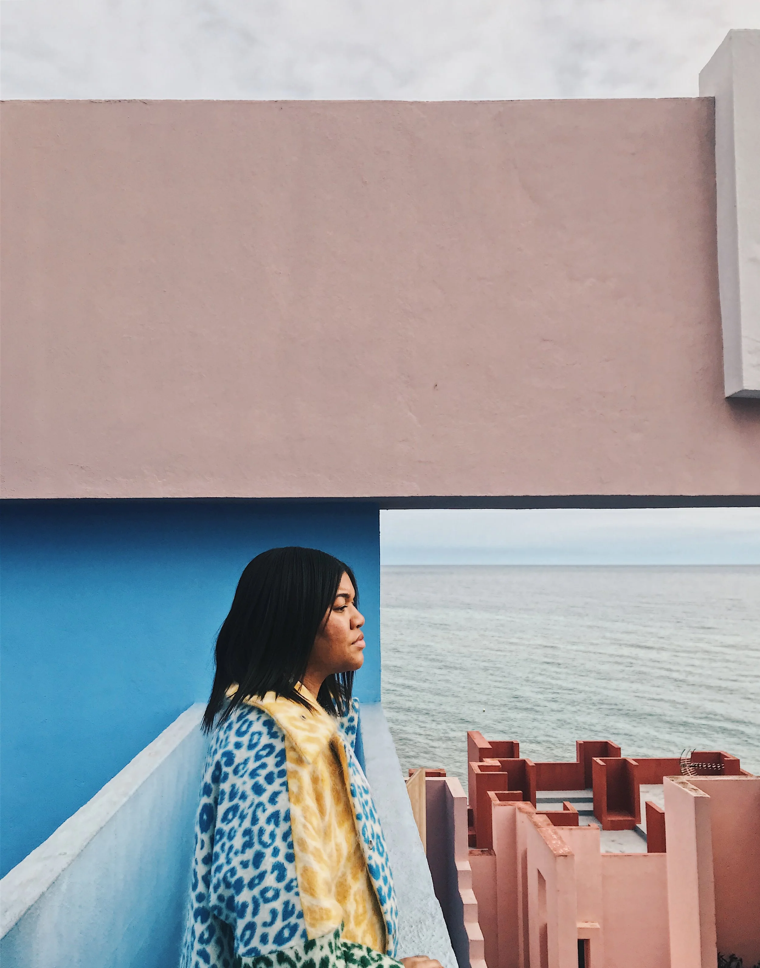 Pink Building in Spain 