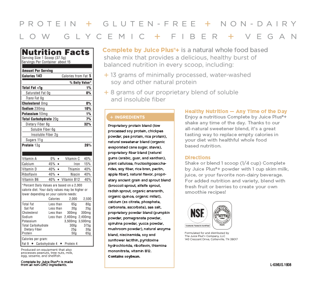French Vanilla Complete Nutrition Info.png