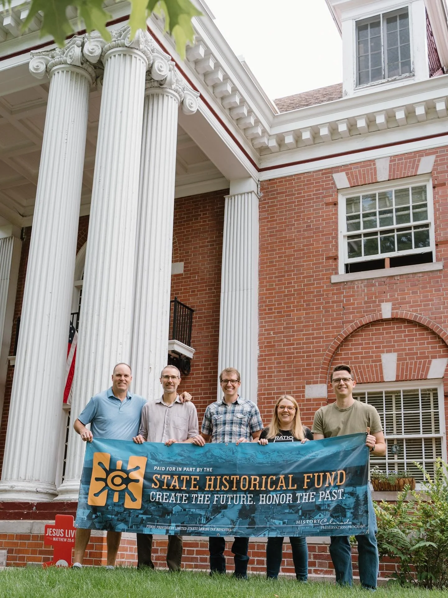 This past week, we had the joy of welcoming History Colorado&rsquo;s State Historical Fund crew to Lighthouse to celebrate completed restoration work! 🏠✨

Our historic home now has fully repaired brick chimneys, a beautifully restored front porch, a