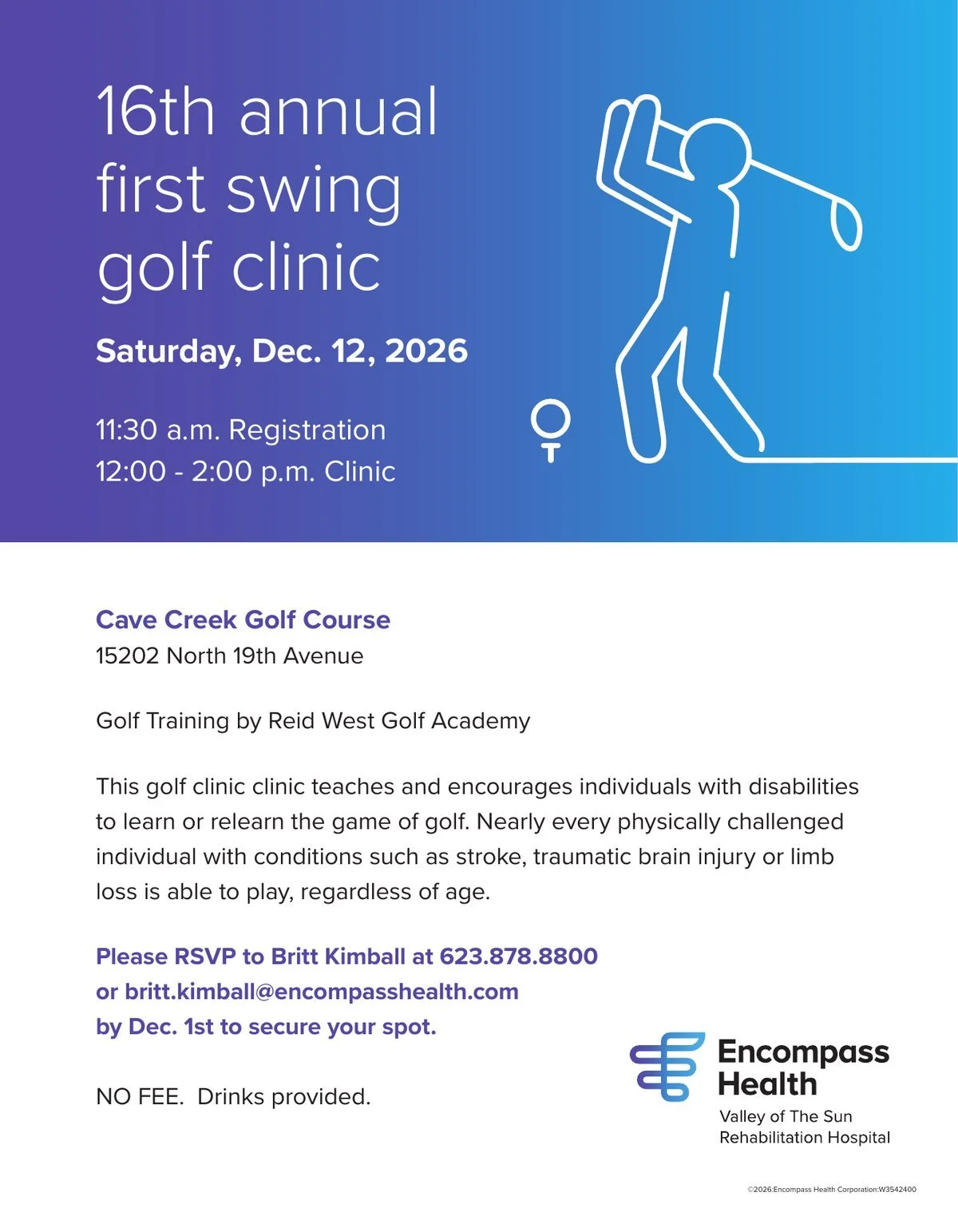 16th Annual First Swing Golf Clinic