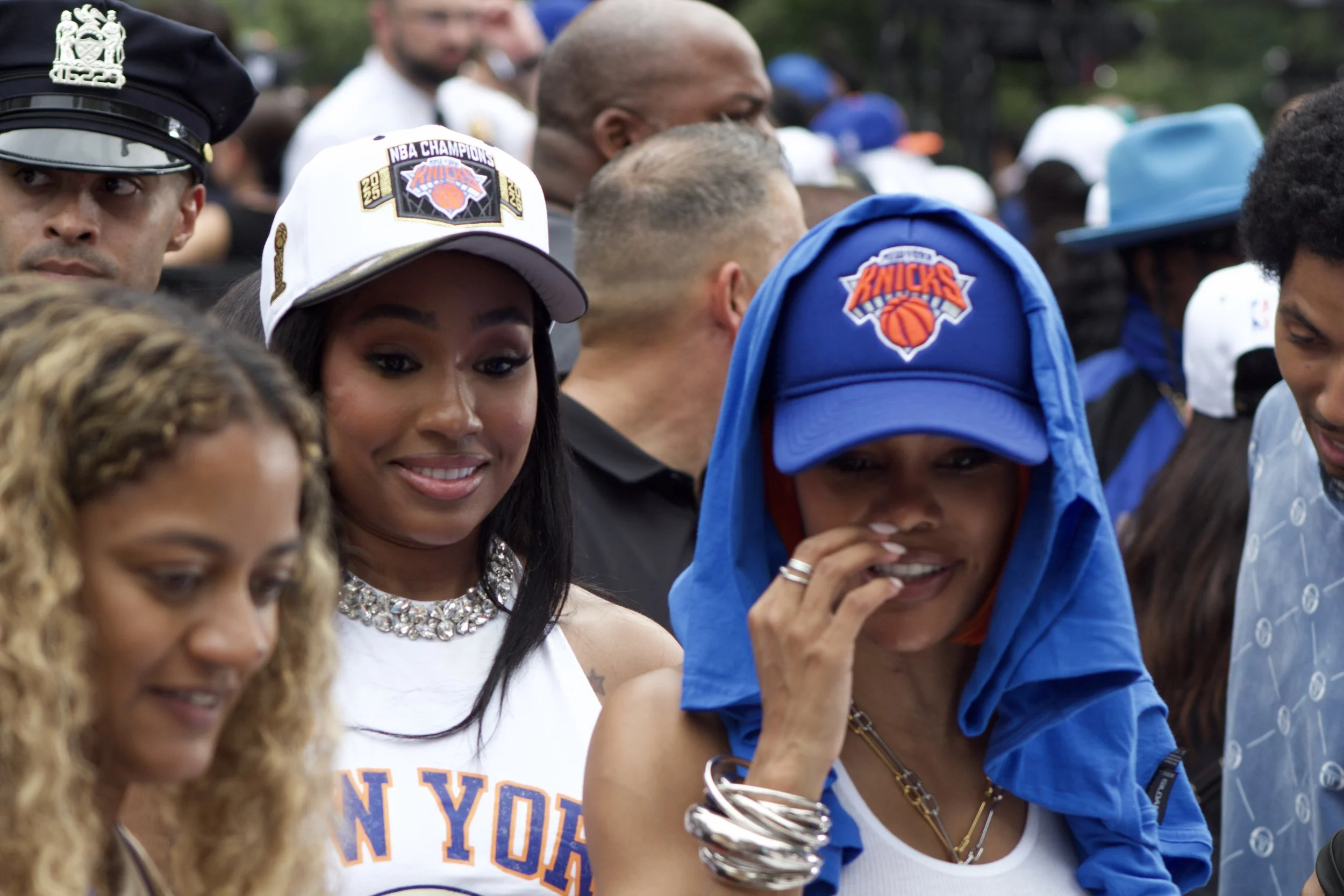 Yung Miami, Teyana Taylor (L->R)