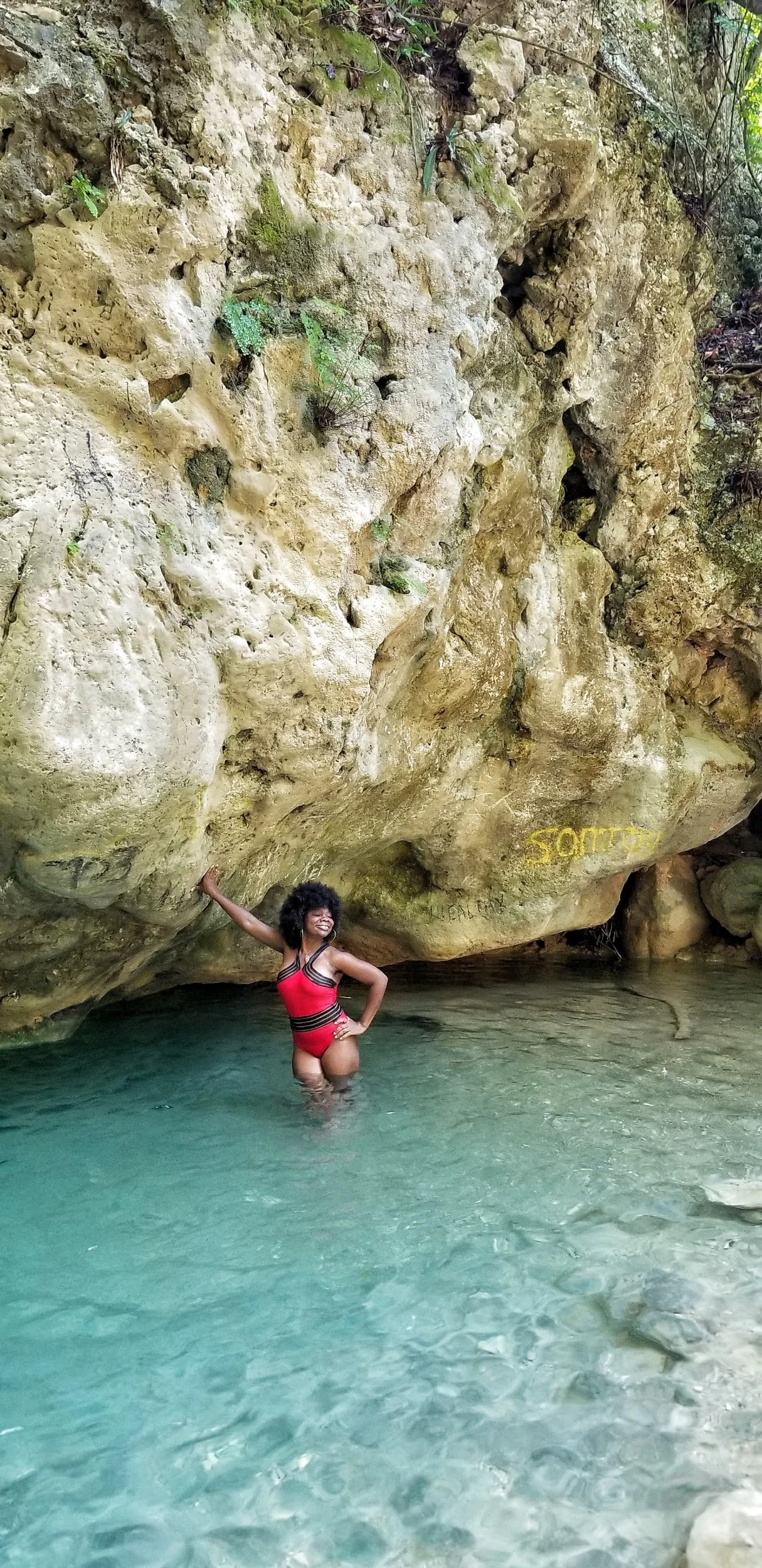 Post Card from Norris Spring in St Thomas Jamaica