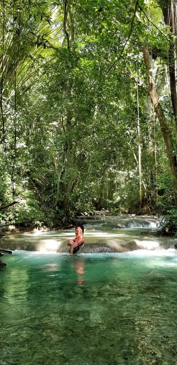 Go off the grid at Mayfield Waterfalls in Westmoreland, Jamaica.