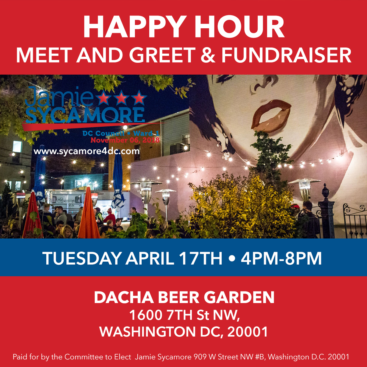 Dacha- Beer Chat Fundraiser Sycamore For Dc