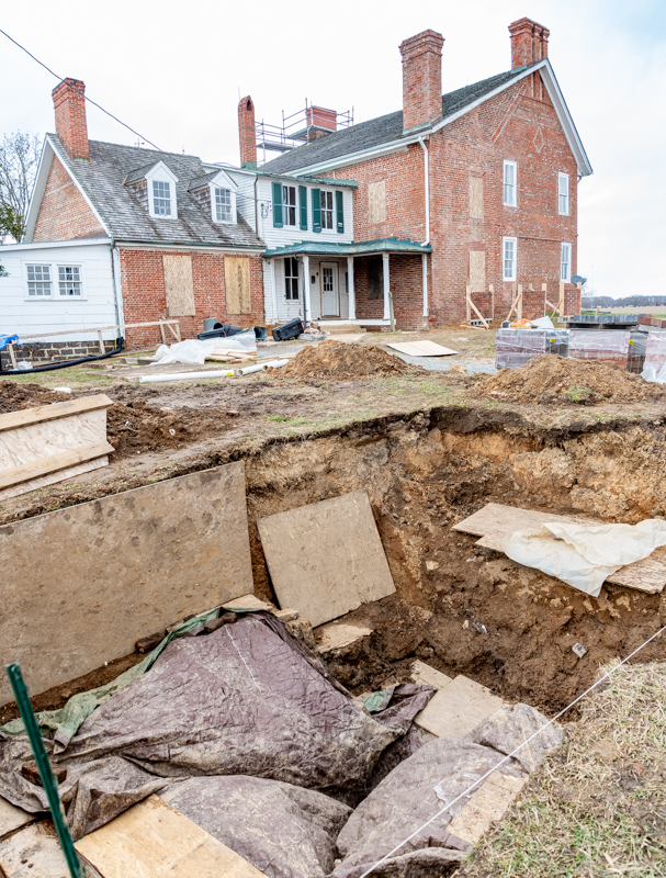 Ice house excavation