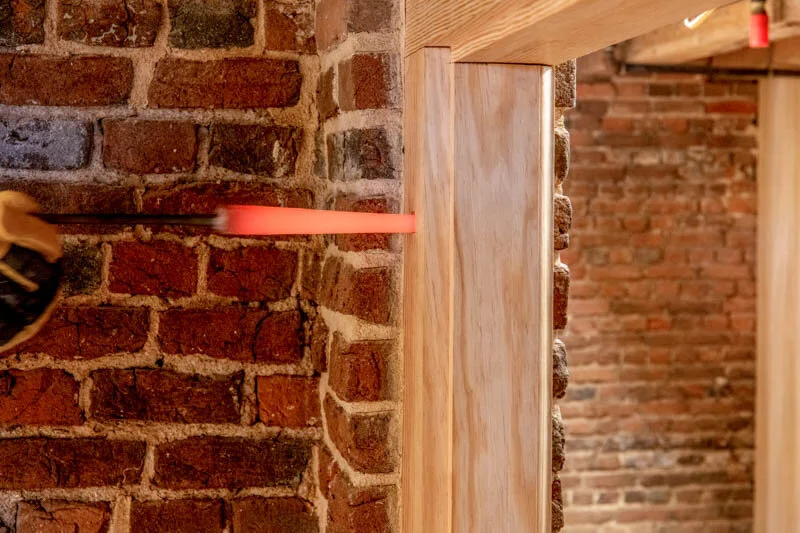 Cloverfields as of February 2021: Recreating and Installing a Seventeenth-Century Door