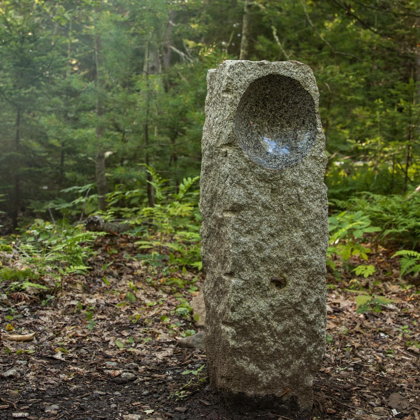 Spent some time at #coastalmainebotanicalgardens today planning out a new project and thinking back fondly on these trail markers we built with @brewsterbuttfield and @emmabshultz of Prospect Design. 

#botanticalgardens 
#publicgarden 
#gardenart 

