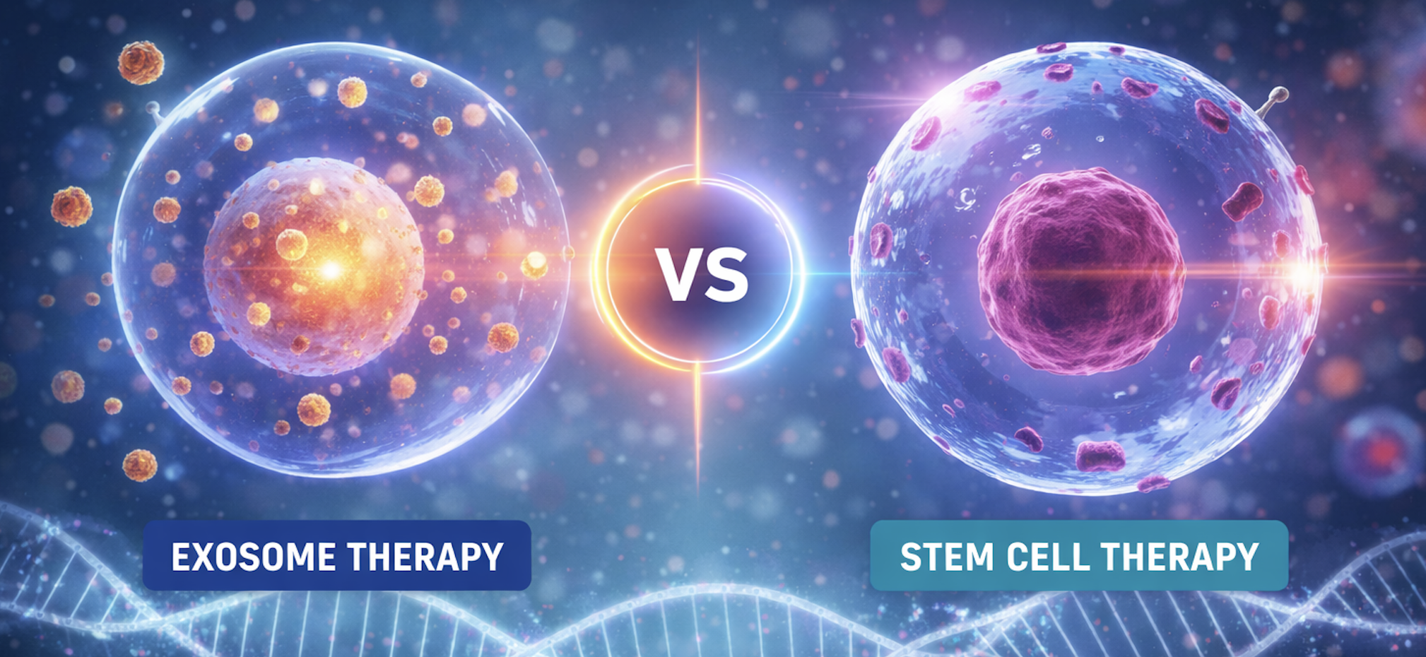 Exosome Therapy vs Stem Cell Therapy: What's the Real Difference?