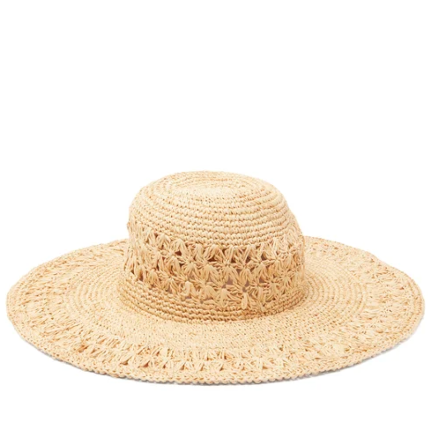 AVENUE THE LABEL Cetara wide-brim straw hat
