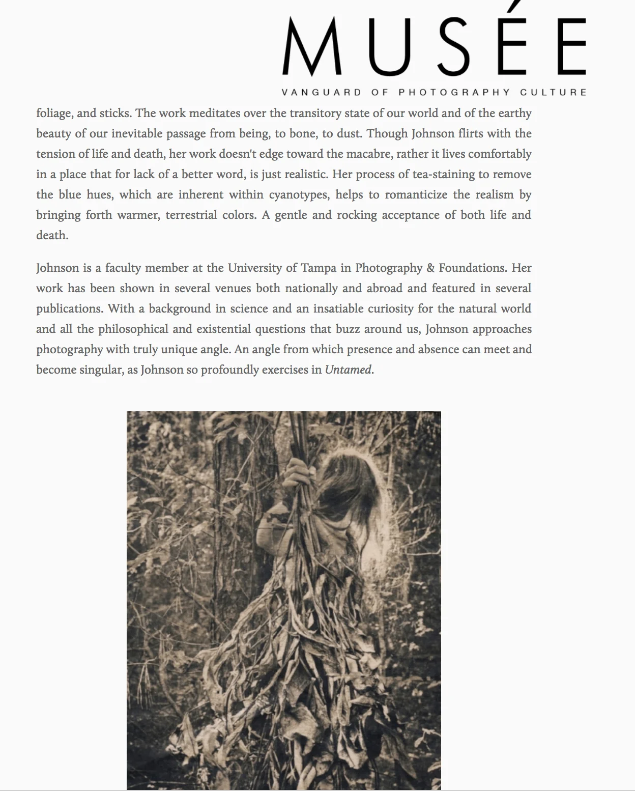 Musee Magazine Musee Magazine — Jaime Johnson Aelavanthara