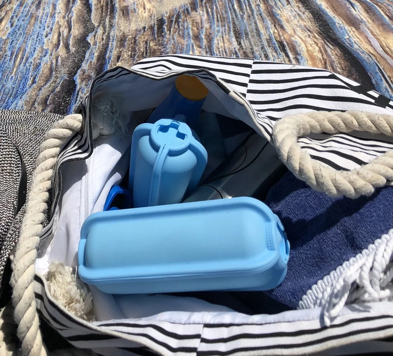 A swim in the sun, then a Wrap'd treat for afterwards.