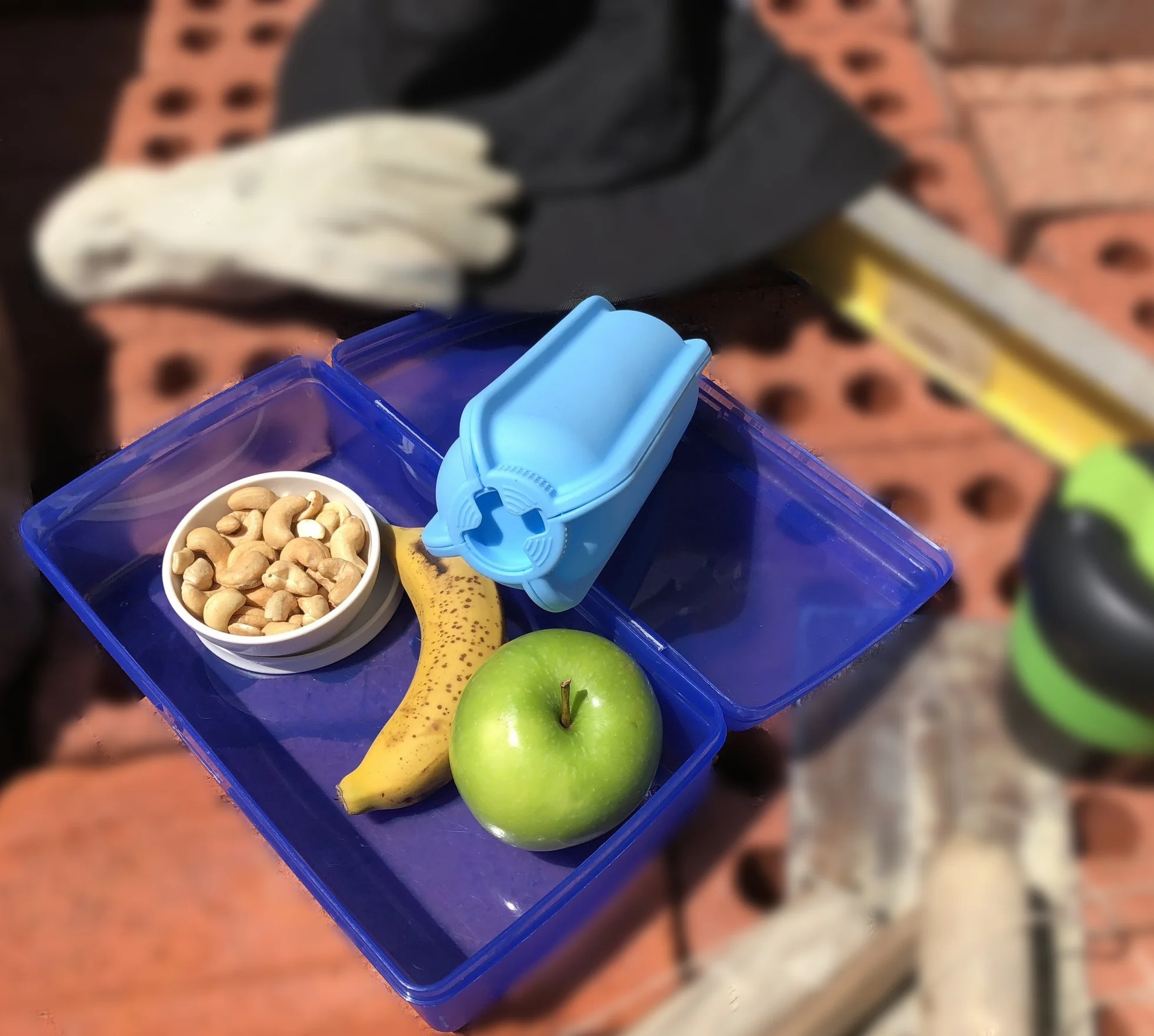 Wrap'd on site. Tools down, gloves off - it's time for a lunch break.