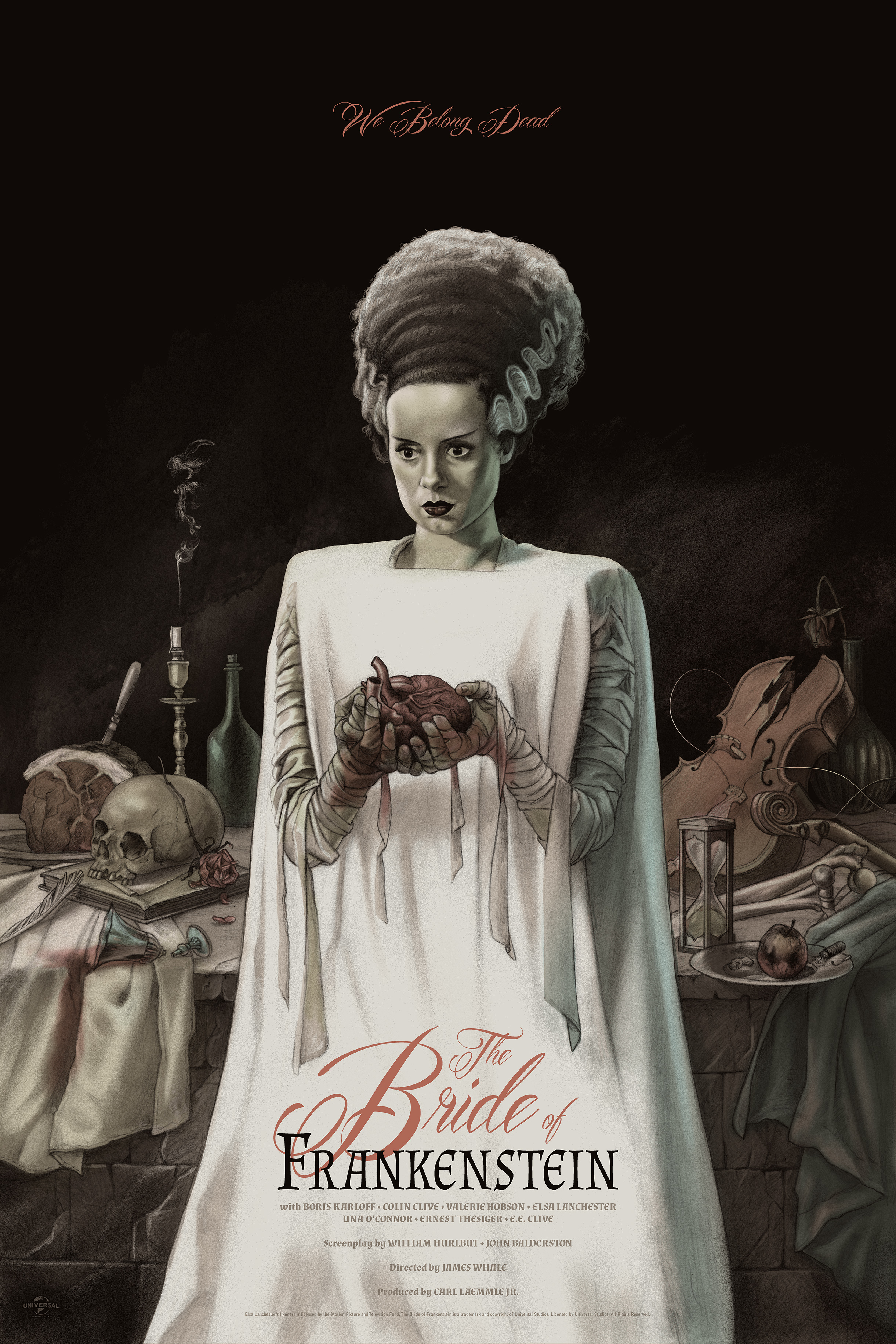bride of frankenstein dress