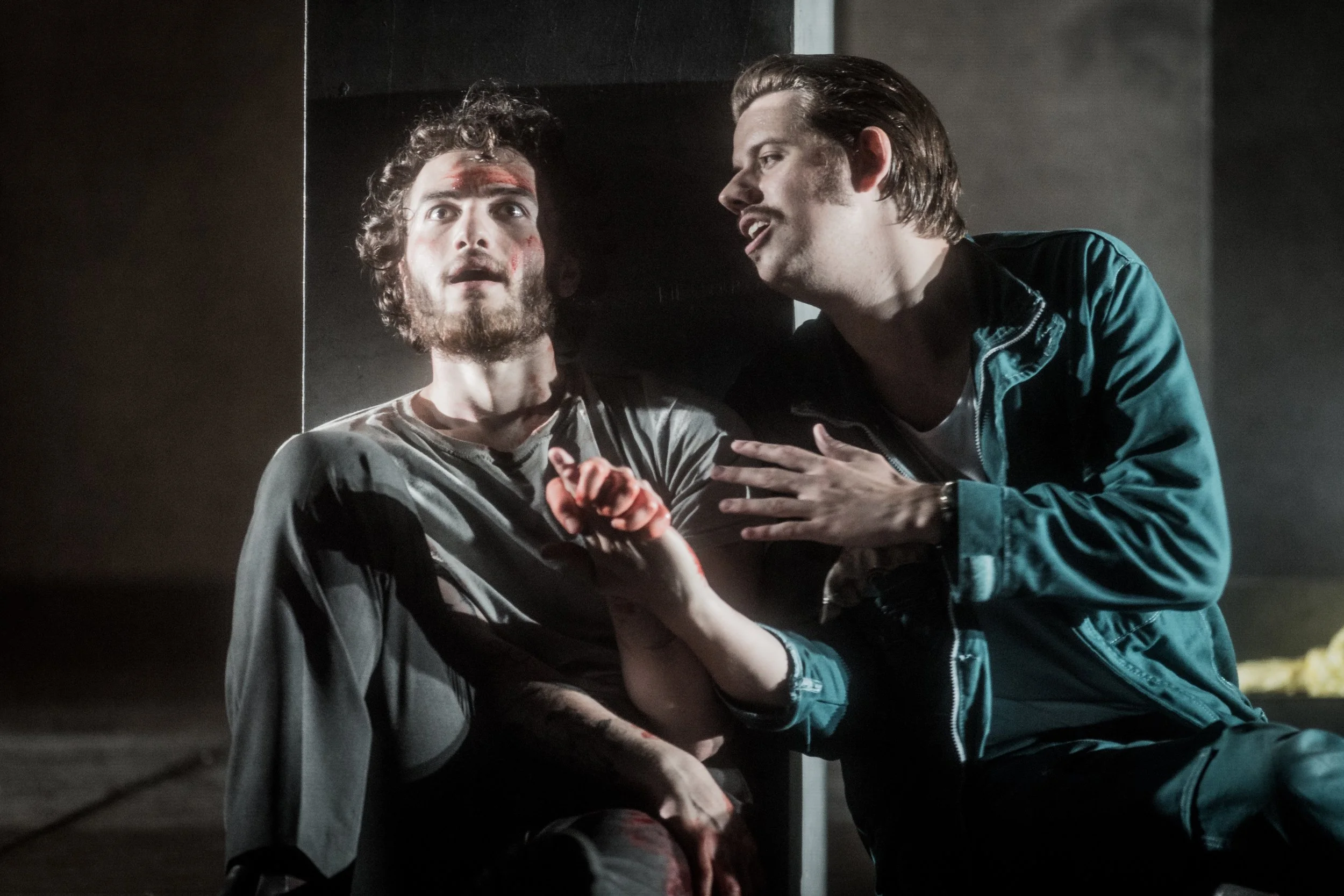 As Leporello in Don Giovanni, dir. James Hurley, British Youth Opera, September 2017. Photo by Robert Workman.
