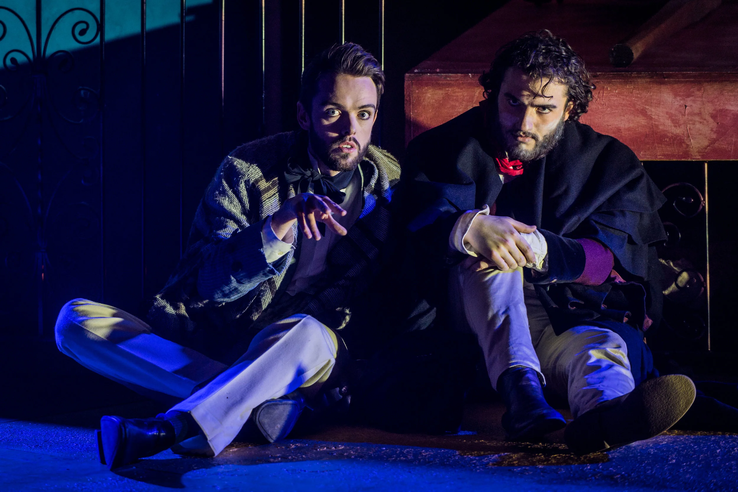 As Leporello in Don Giovanni, dir. Christopher Cowell, Royal Academy Opera, November 2017. Photo by Robert Workman.