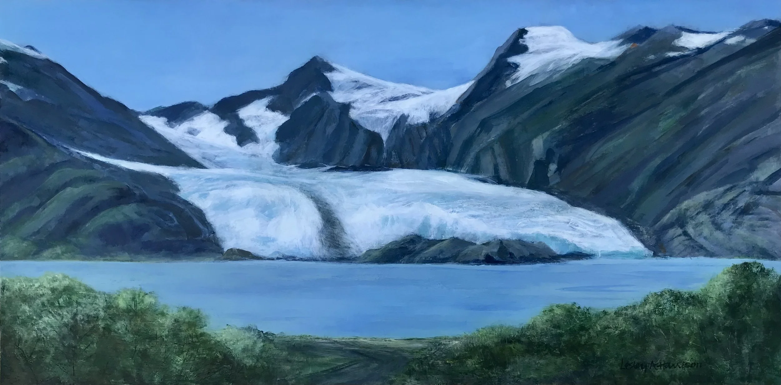 Portage Glacier from the Pass