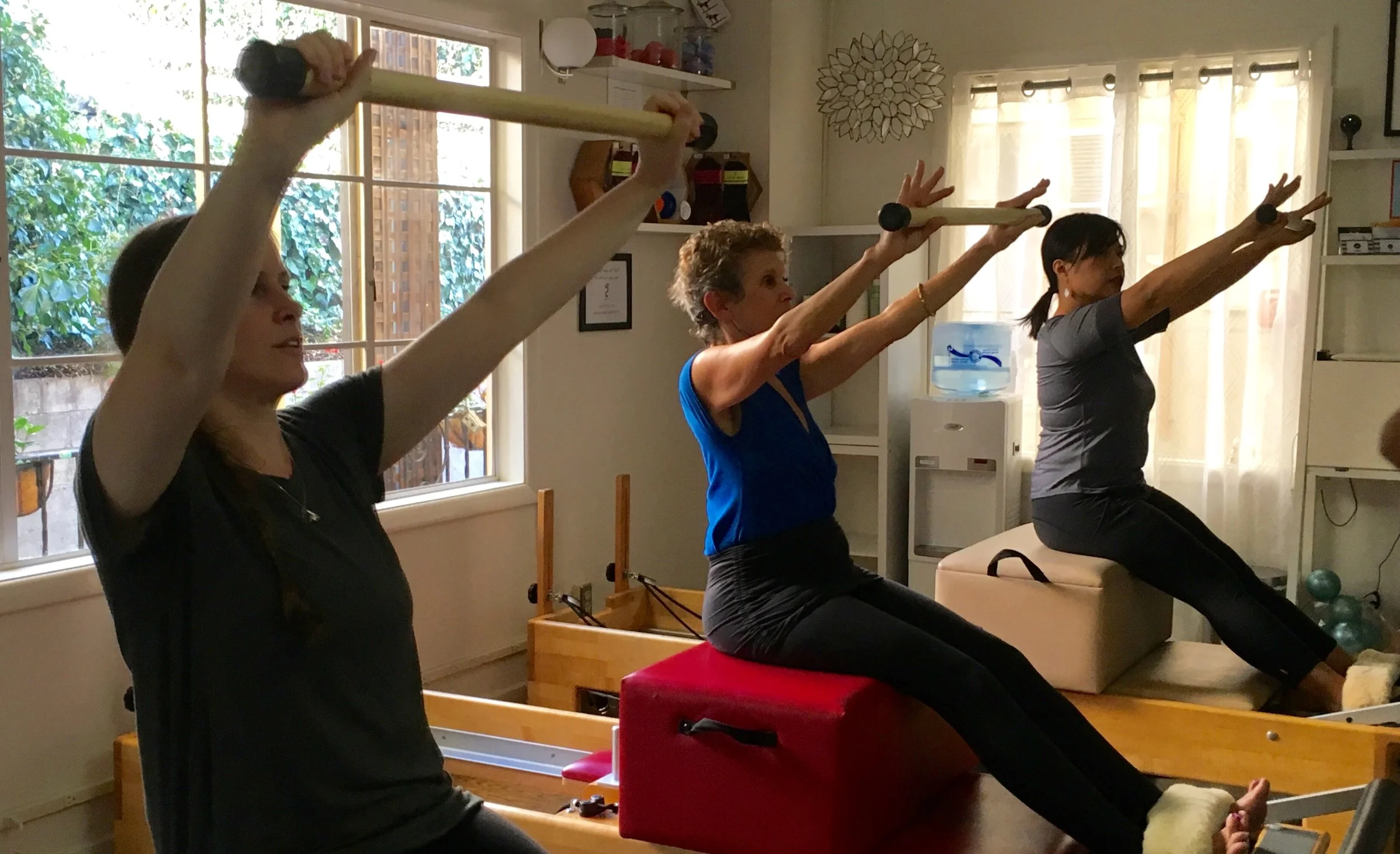 It's a Pilates Group Class Q &amp; A!