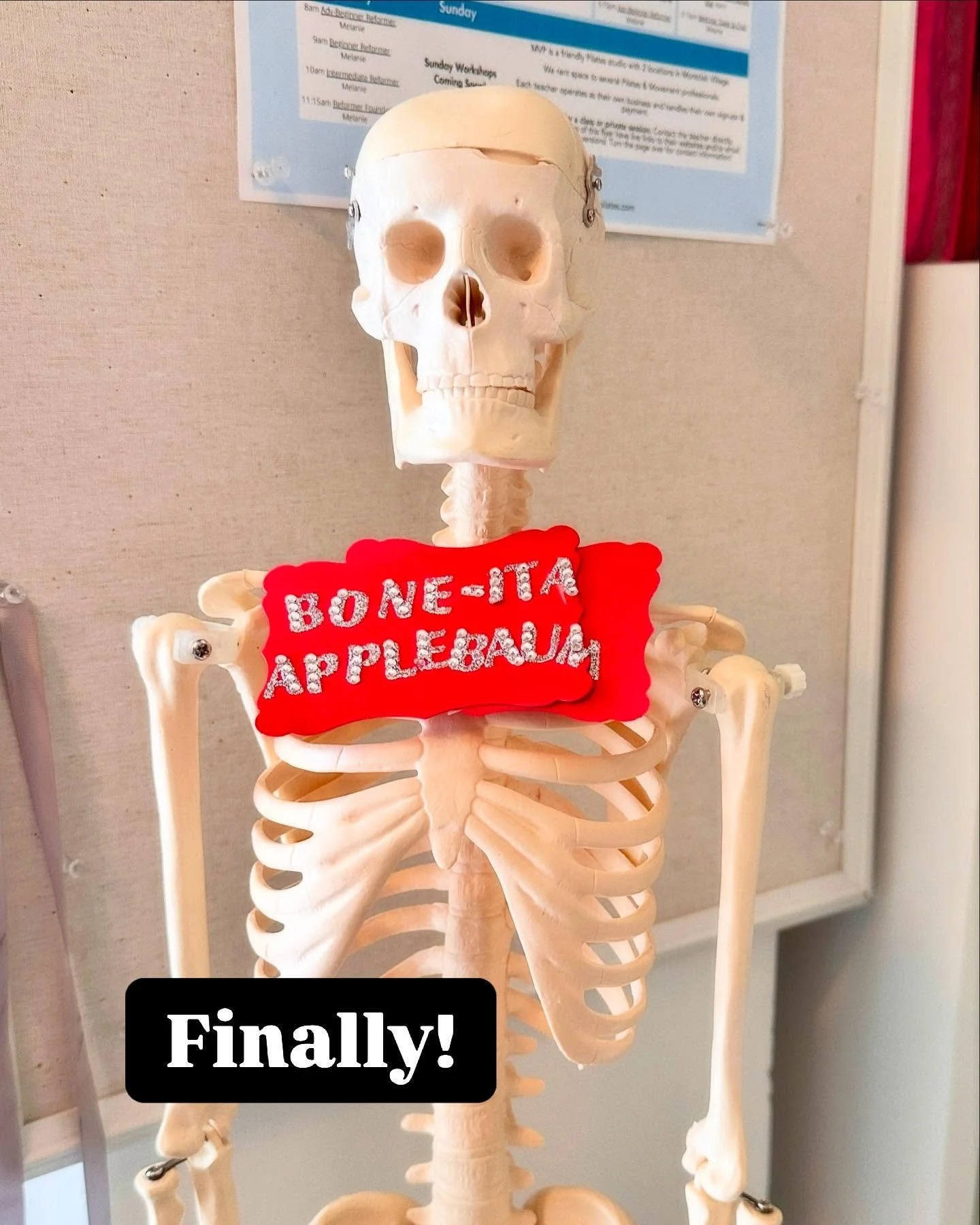 End of summer shenanigans delayed us! But it sure was fun! Happy Fall to all! We finally made time to OFFICIALLY re-introduce our skeleton pals&hellip;Bone-Nita Applebaum (Group Mascot) and Harvey (OG Mascot/no last name needed.) Thank you for your s