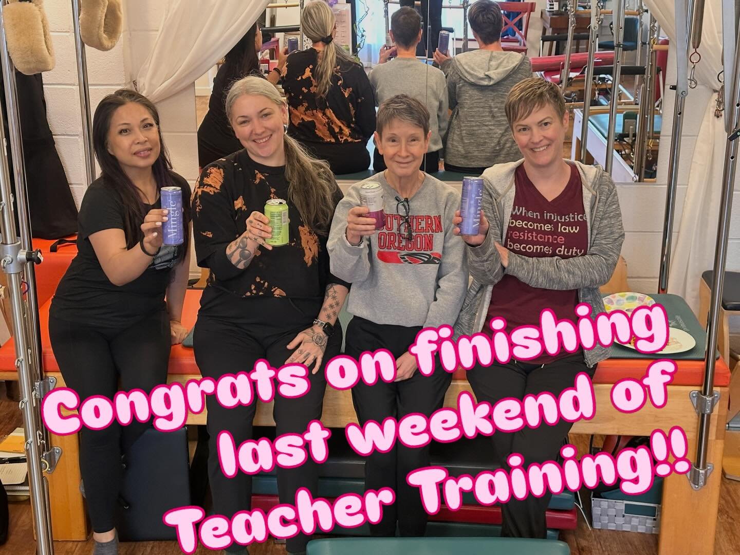 And just like that, training weekends at MVP are done!! What amazing work. Congrats to all our students and huge thanks to fearless leader &amp; teacher trainer @piladietz and @therebelpilatescollective!! 💯💯💯💜💜💜🤩🥳🙌🏽