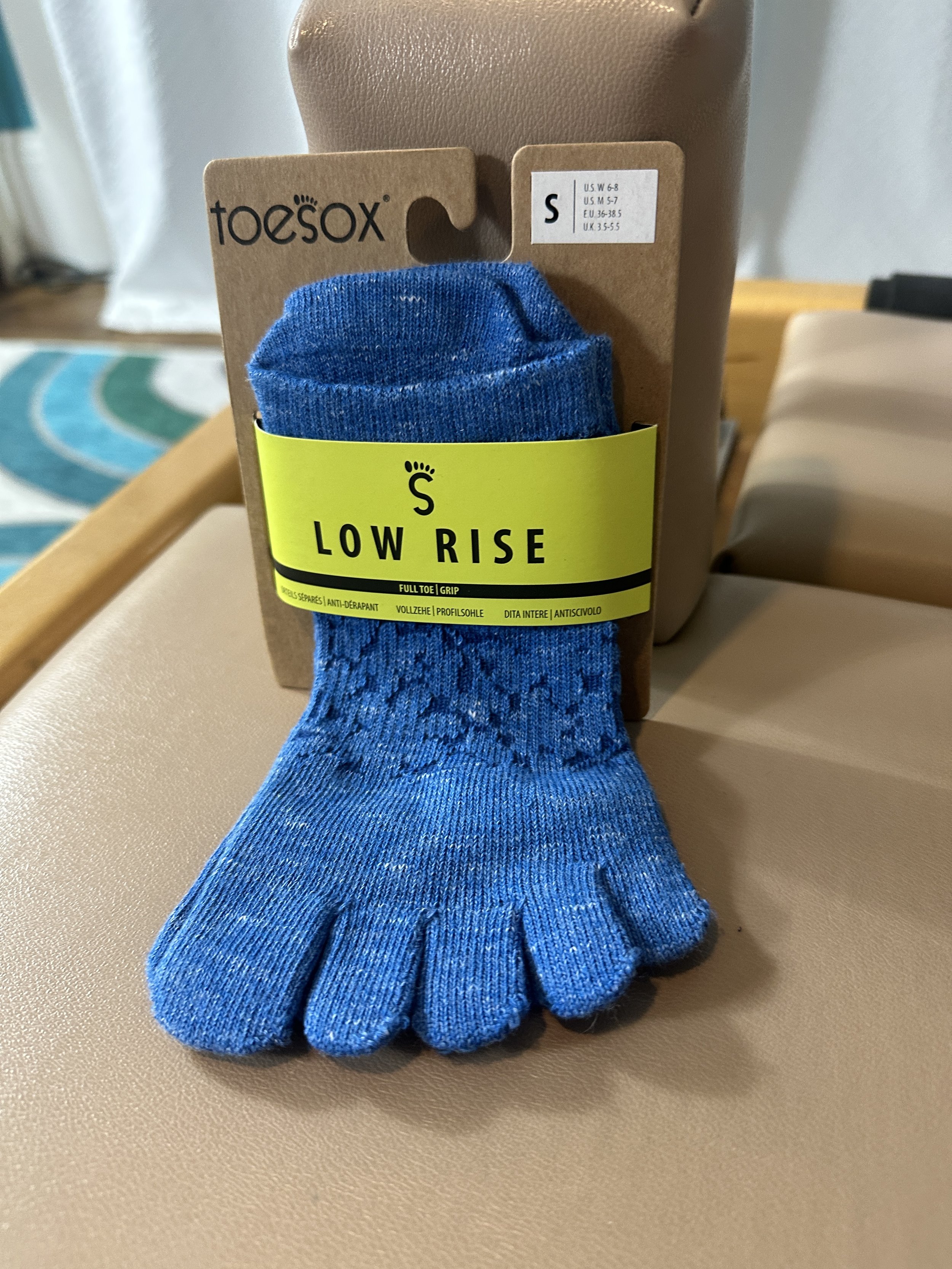 Toesox Low Rise Lapis Size Small — Montclair Village Pilates