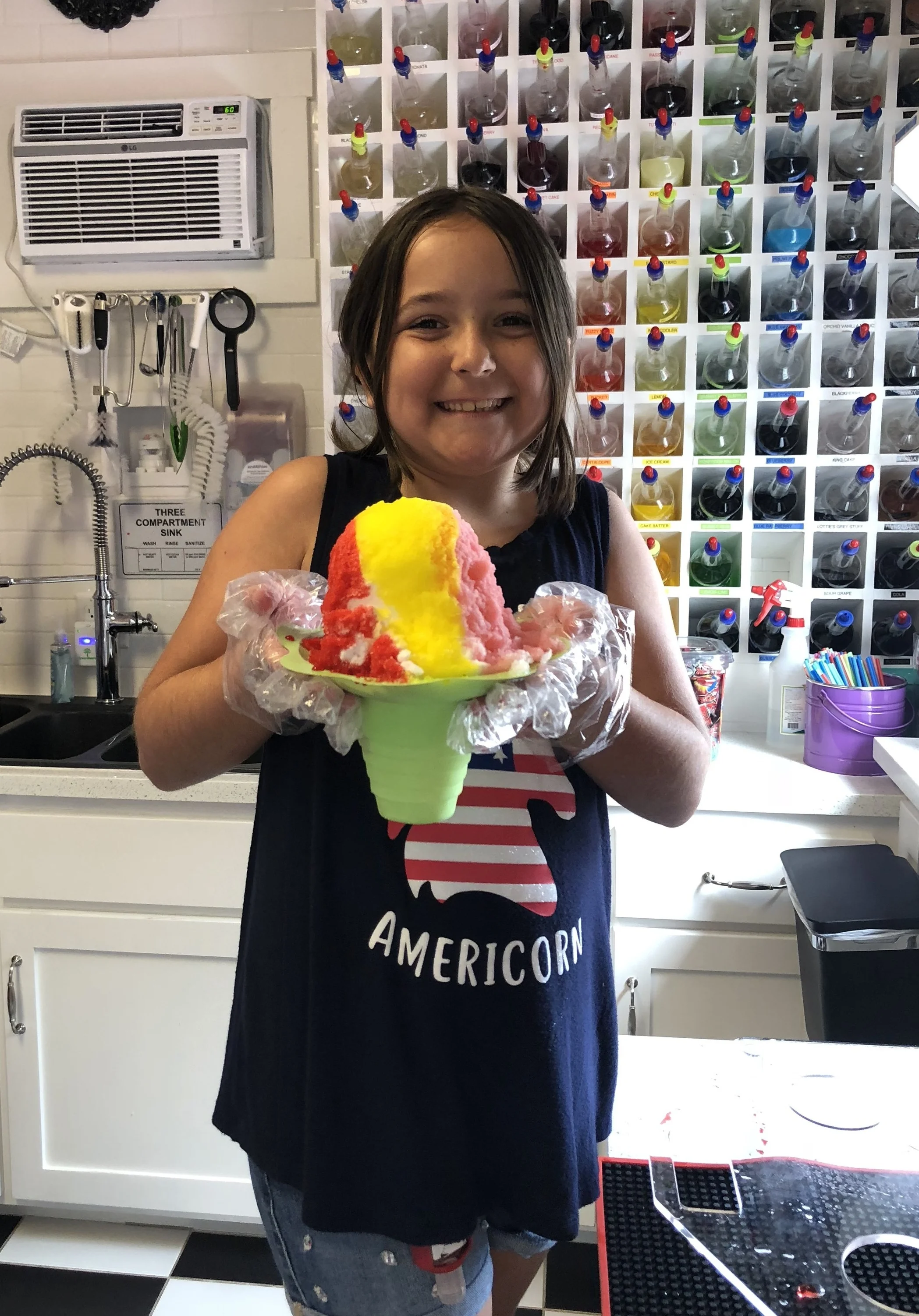 This is what a medium looks like! It's larger than her head! 