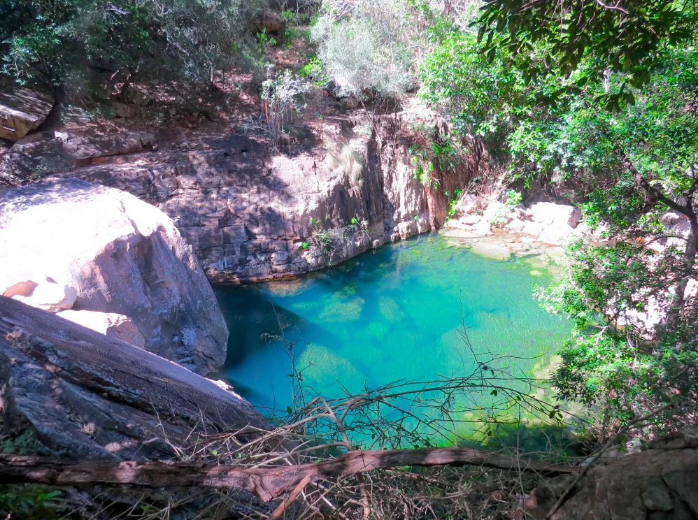 Crystal clear swimming hole
