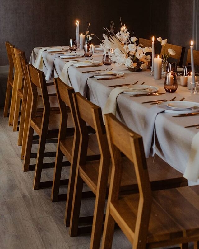There was a time when this was considered &quot;intimate&quot; but now, this is a party! Yes we are all dining-in these days but what about sprucing up your dining experience at home by putting out some nice matching plates, a couple flowers you pluc
