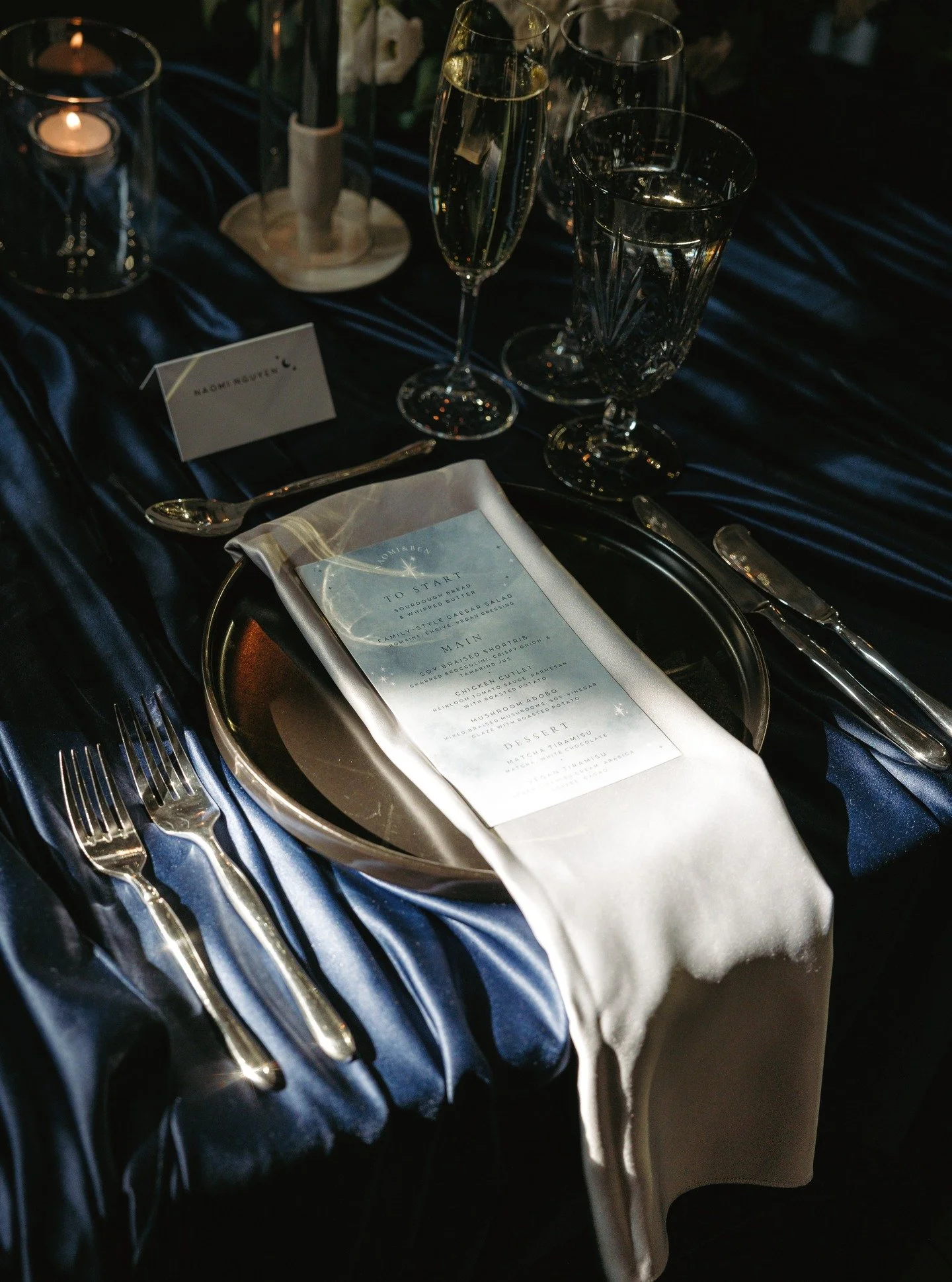 The bride knew what she wanted! 
Moody vibes, ethereal navy, deep purples and emo black 🌙🖤✨ 

To all those that also celebrate, Happy Lunar New Year / Chuc mung nam moi! 

Are you also just a skater boi/gurl? =)

photos @envision.images 
planning @