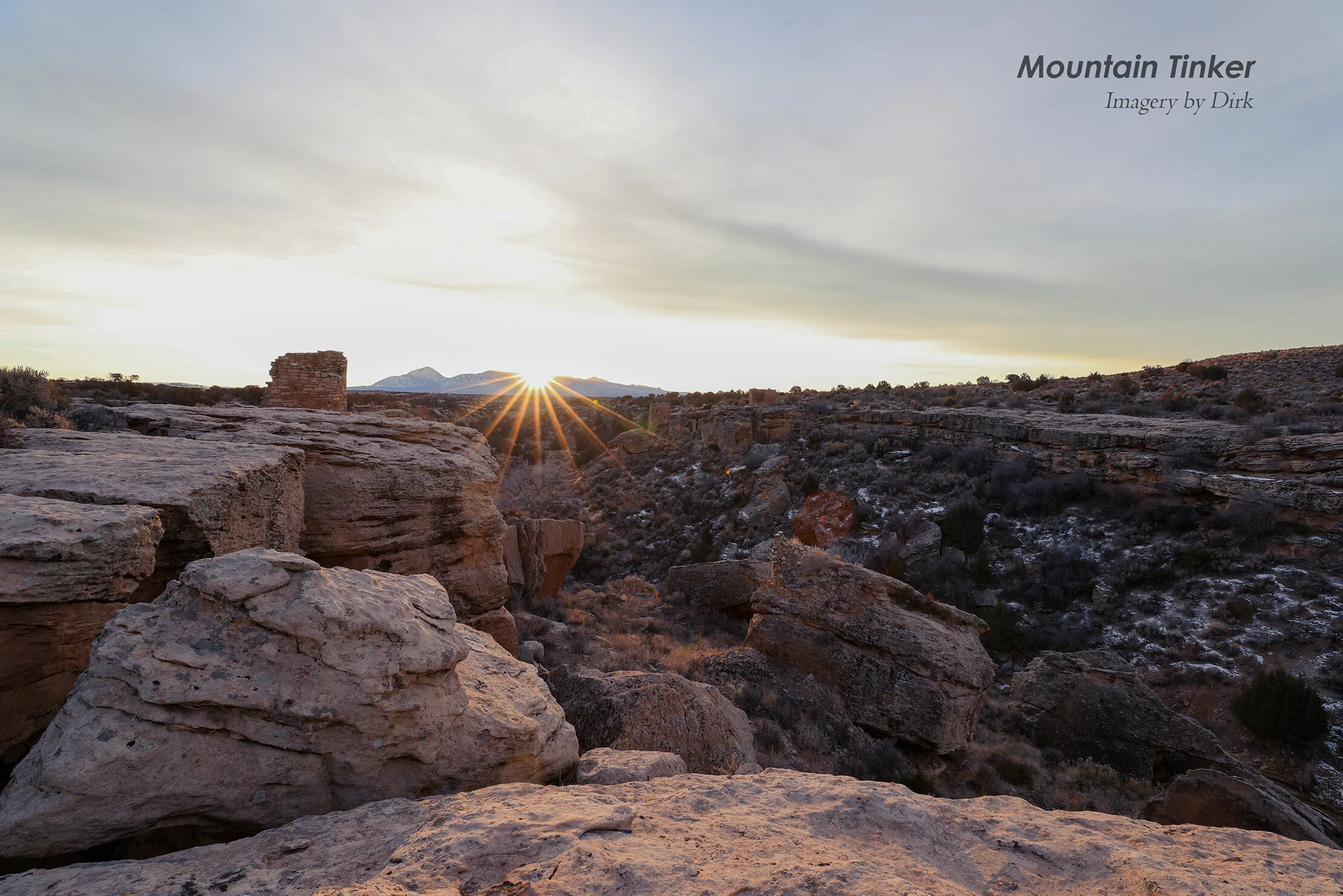 Winter Solstice Sunrise at Hovenweep National Monument