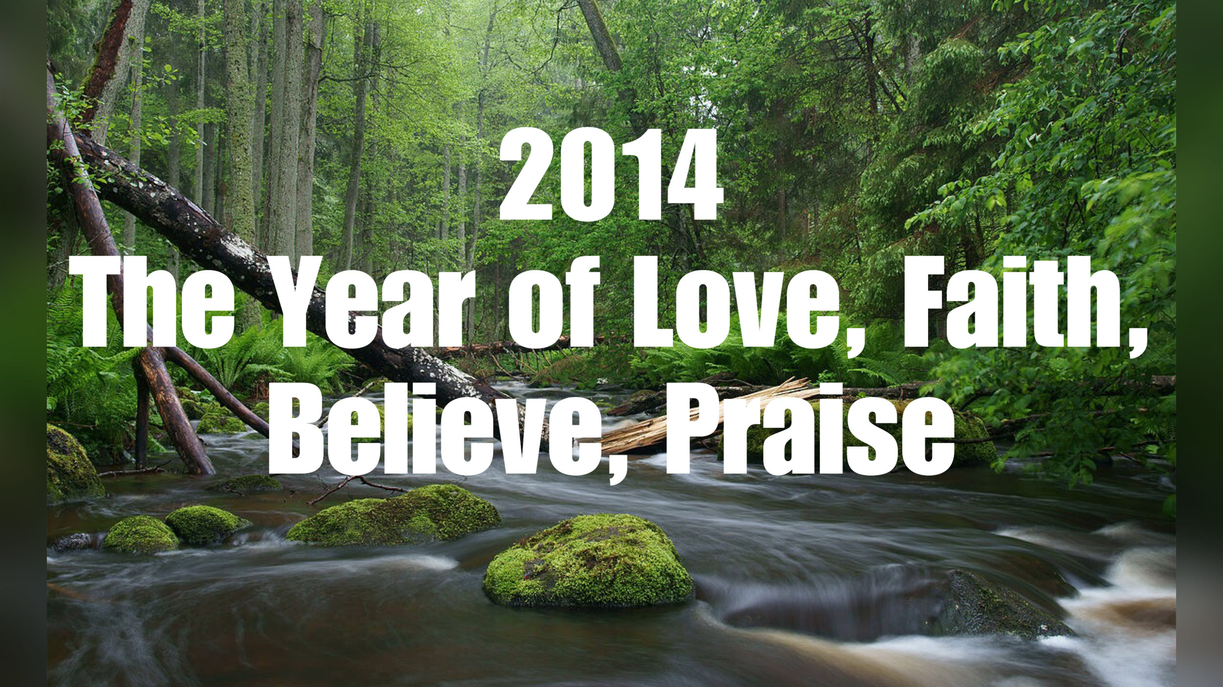 2014- Weekly Sermon Notes
