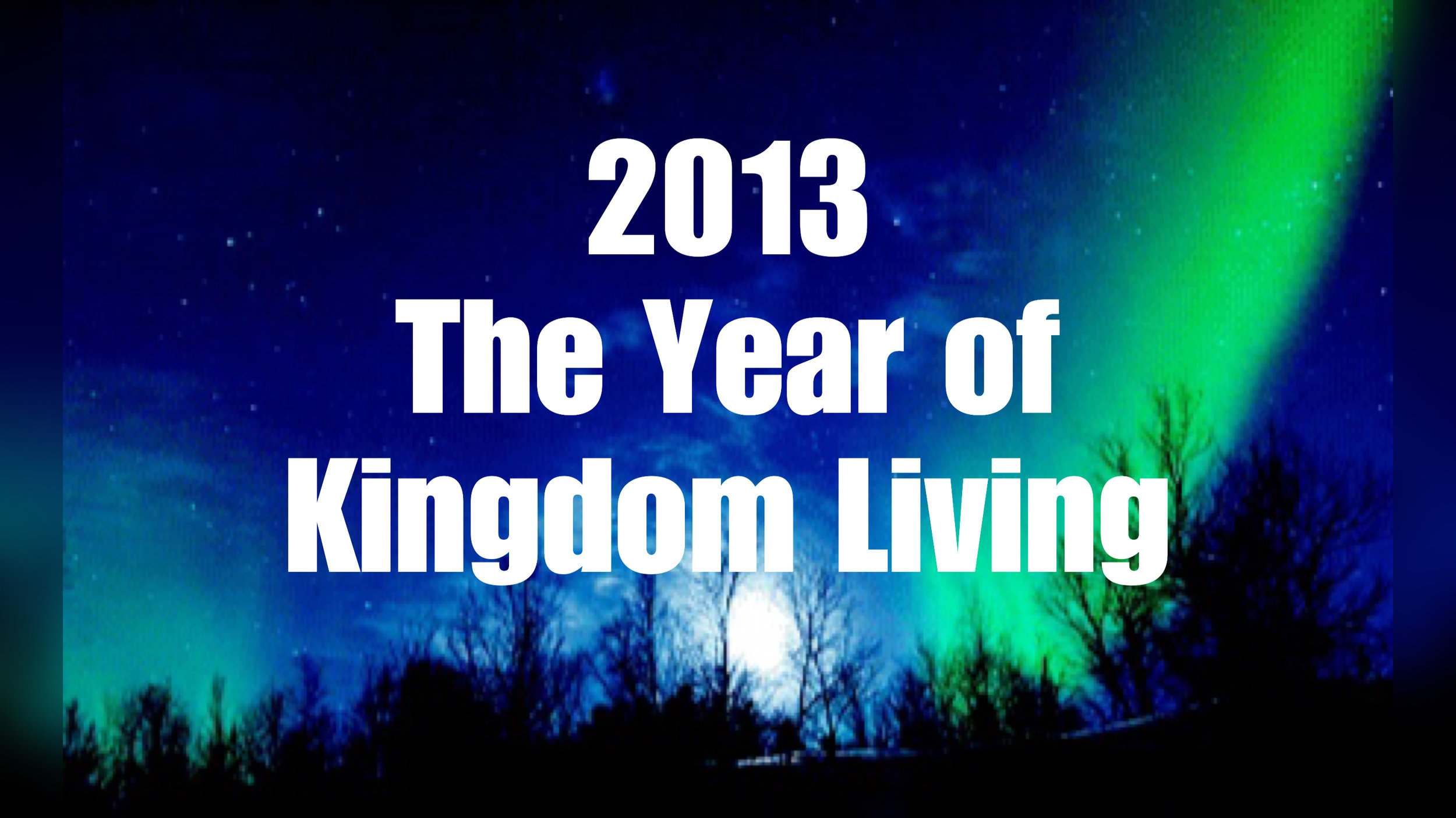 2013- Weekly Sermon Notes