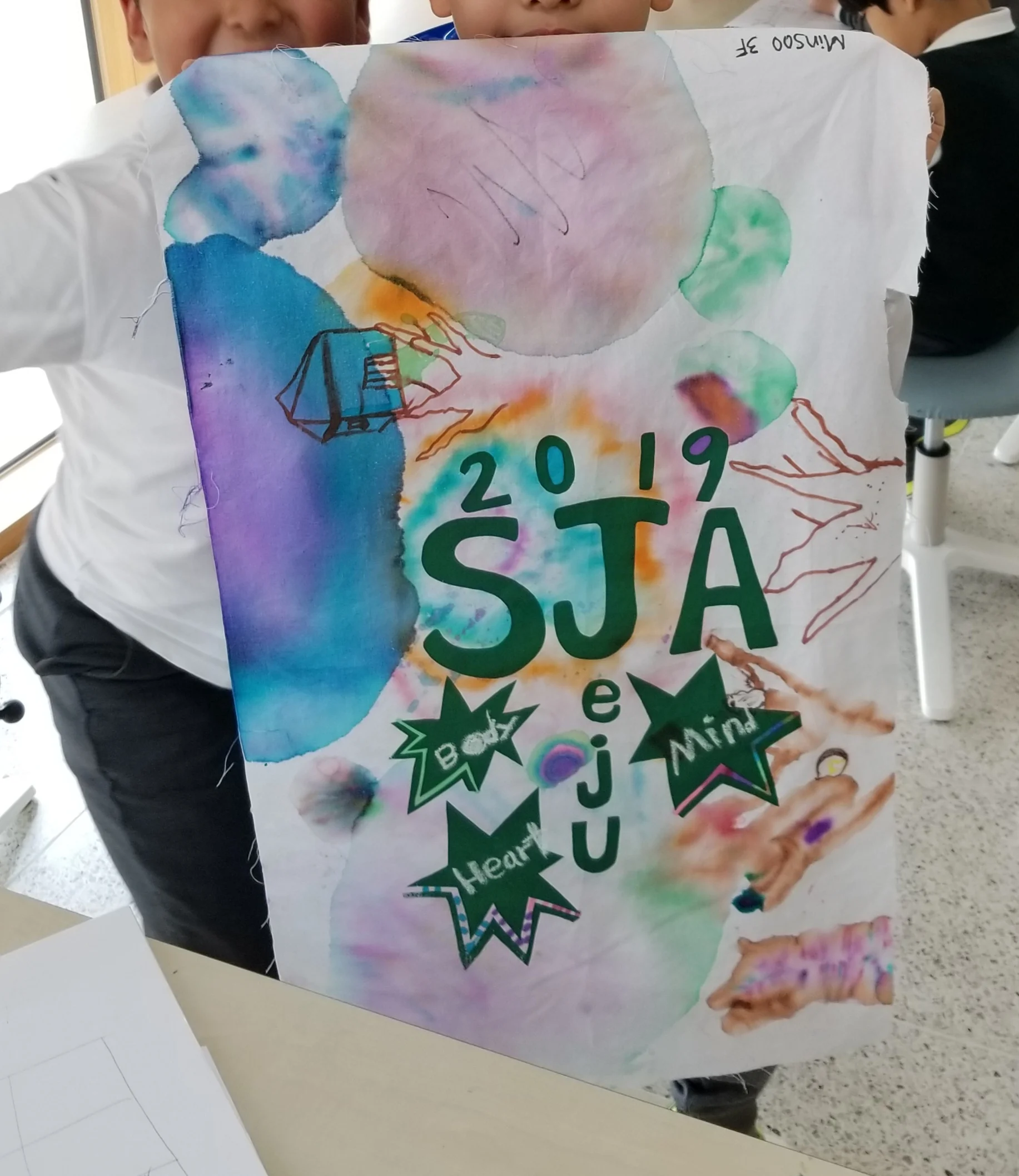 3rd Grade Community Heroes Silkscreening