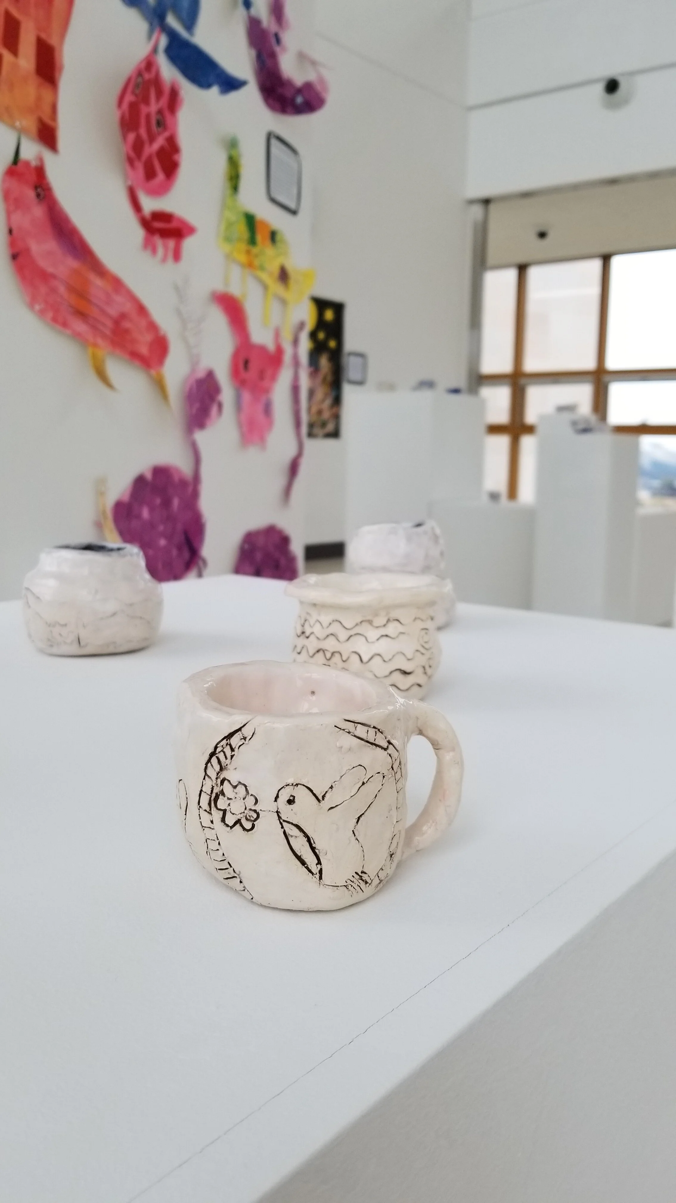 4th Grade Buncheong Inspired Pottery