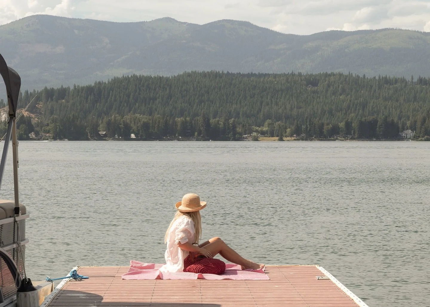 photo dump of our trip to Idaho to visit family: quad rides, dock days, boat snacks, fishing, river hangs, a visit with my grandma, late dinners, fireworks, parades, lake swims, and a house full of cousins. 🤍