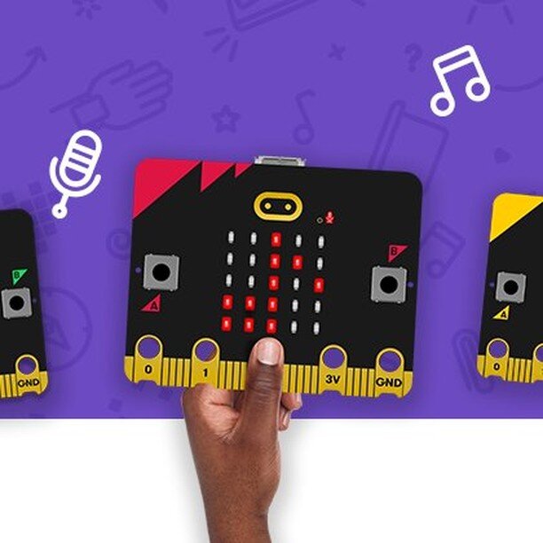 So EXCITED to get our hands on the new micro:bit! #microbit