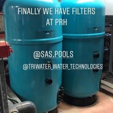 Team working this week! New filters for the Princess Royal Hospital hydrotherapy pool with more upgrades to come..