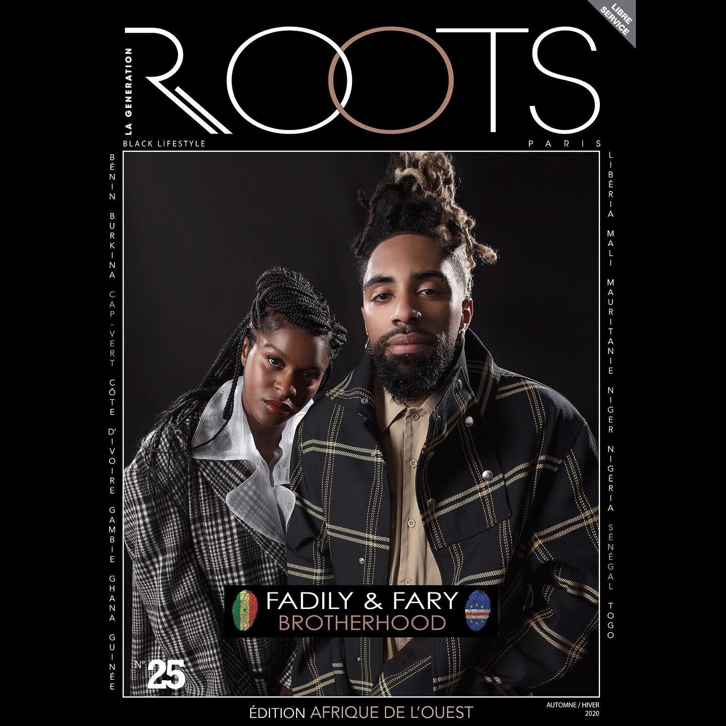 S&eacute;rie photo pour @rootsmagazine / @roots_afriquedelouest 
 avec les tr&egrave;s talentueux @fadilycamara &amp; @farylopesb
.
.
.
Ravi d'avoir particip&eacute; &agrave; ce superbe projet !
.
Merci @michael_kamdem pour ta confiance !
.
.
.
Locat