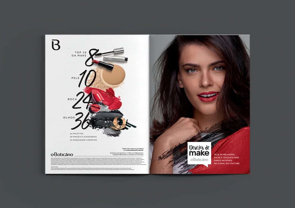 Brochure Make Up O Boticário